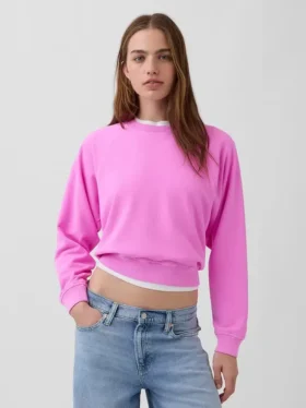 Felpa raglan in felpa Vintagesoft