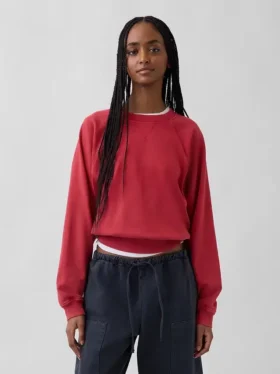 Felpa raglan in felpa Vintagesoft