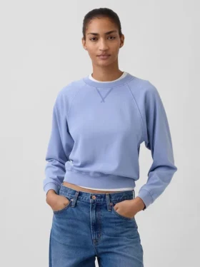 Felpa raglan in felpa Vintagesoft