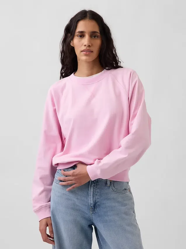 Felpa raglan in felpa Vintagesoft