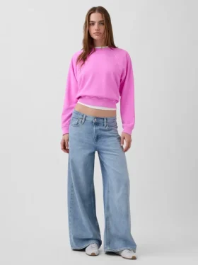 Felpa raglan in felpa Vintagesoft