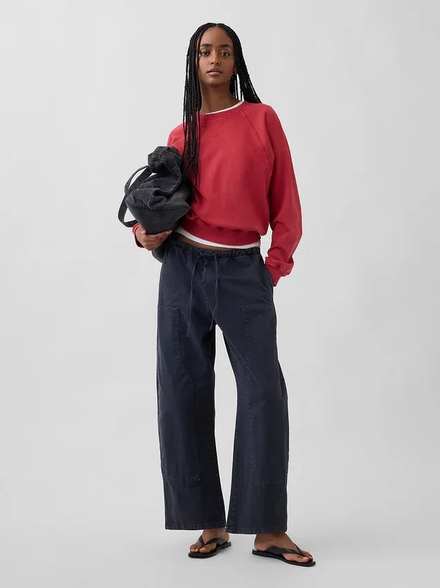 Felpa raglan in felpa Vintagesoft