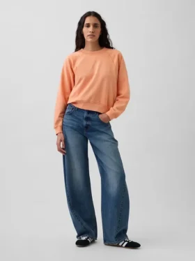 Felpa raglan in felpa Vintagesoft