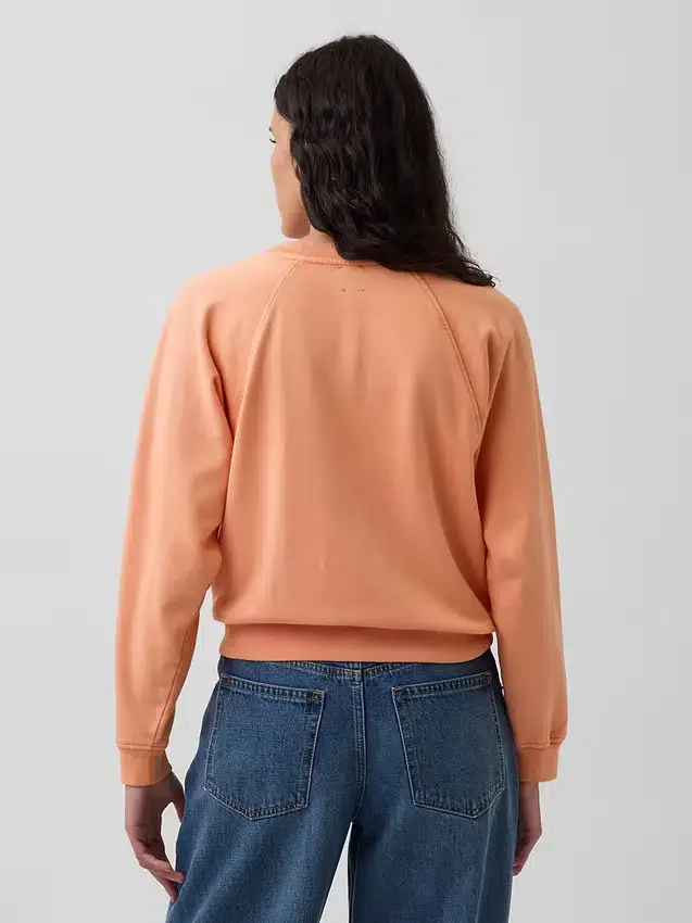 Felpa raglan in felpa Vintagesoft