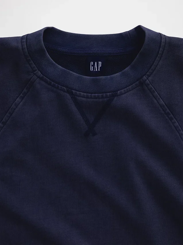 Felpa raglan in felpa Vintagesoft
