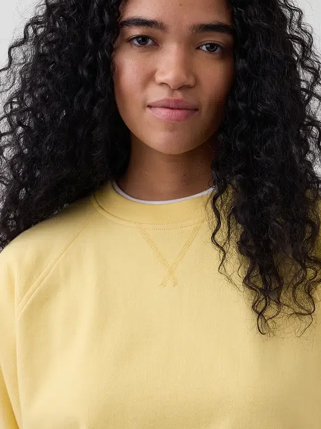 Felpa raglan in felpa Vintagesoft