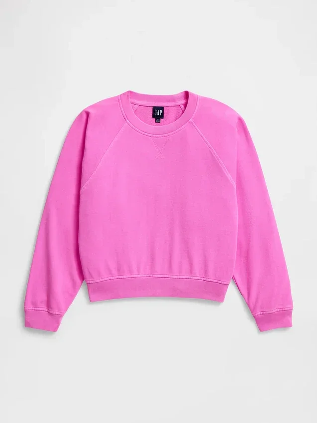 Felpa raglan in felpa Vintagesoft