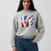 Felpa Robert Indiana Vintagesoft Love