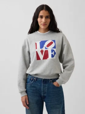 Felpa Robert Indiana Vintagesoft Love