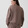 Felpa tunica oversize con collo alto Vintagesoft