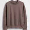 Felpa tunica oversize con collo alto Vintagesoft
