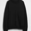 Felpa tunica oversize con collo alto Vintagesoft