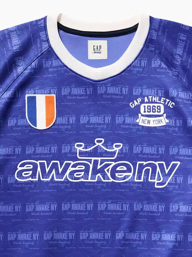 Gap × Awake Ny Maglia in jersey con logo oversize