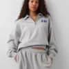 GAP × Awake Ny Pullover oversize pesante con zip a un quarto