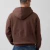 GAP × Béis Felpa con cappuccio da viaggio pesante per adulti