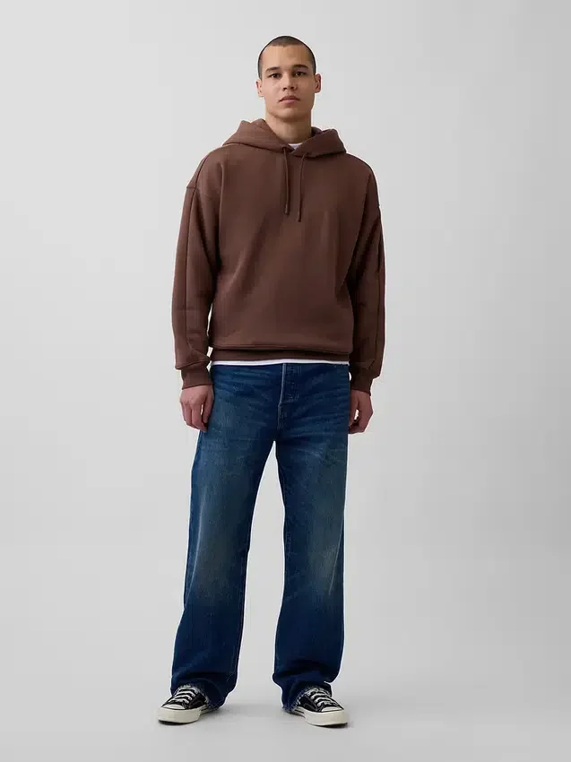 GAP × Béis Felpa con cappuccio da viaggio pesante per adulti