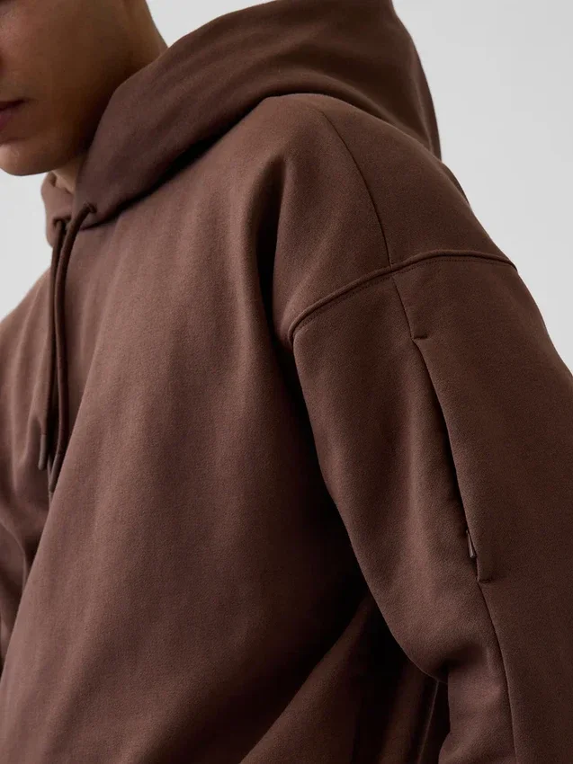 GAP × Béis Felpa con cappuccio da viaggio pesante per adulti