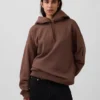 GAP × Béis Felpa con cappuccio da viaggio pesante per adulti