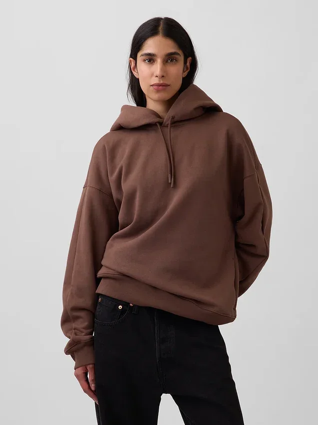 GAP × Béis Felpa con cappuccio da viaggio pesante per adulti