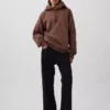 GAP × Béis Felpa con cappuccio da viaggio pesante per adulti