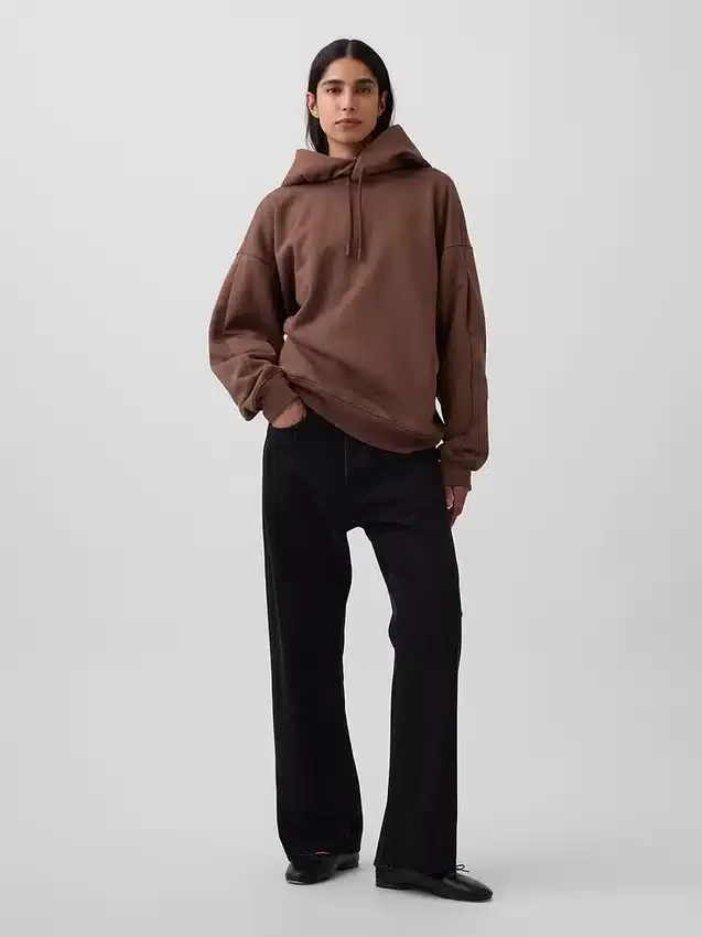 GAP × Béis Felpa con cappuccio da viaggio pesante per adulti