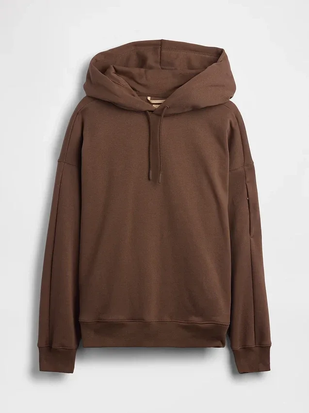 GAP × Béis Felpa con cappuccio da viaggio pesante per adulti