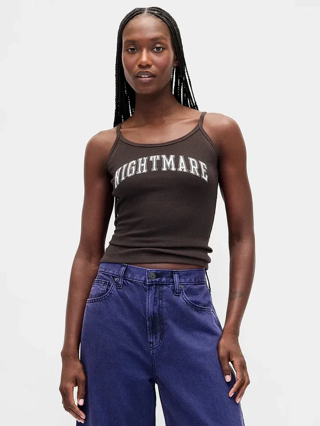 Gap × Disney: canotta a costine "Tim Burton's The Nightmare Before Christmas"