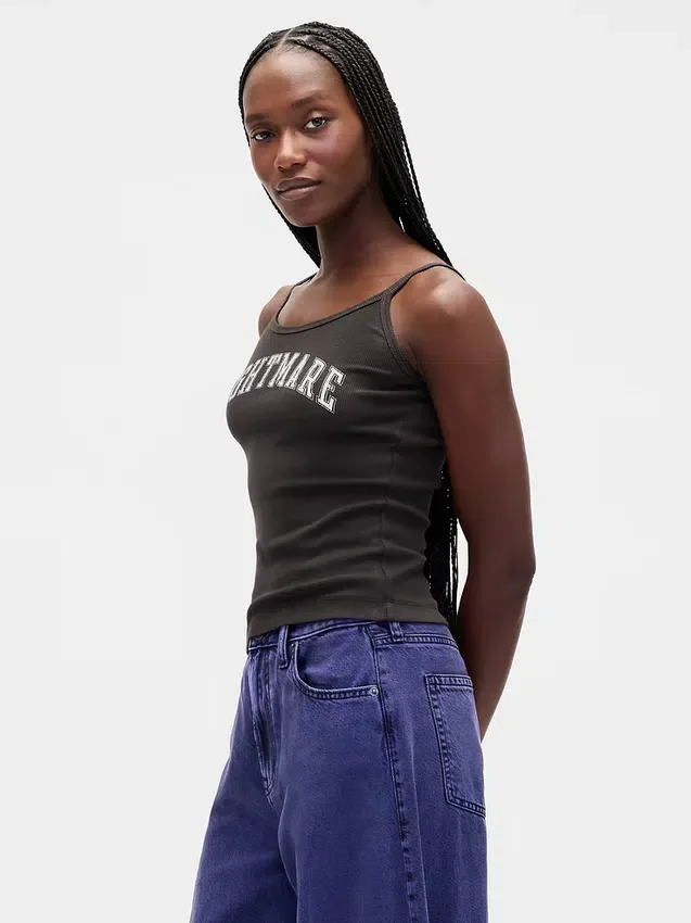 Gap × Disney: canotta a costine "Tim Burton's The Nightmare Before Christmas"