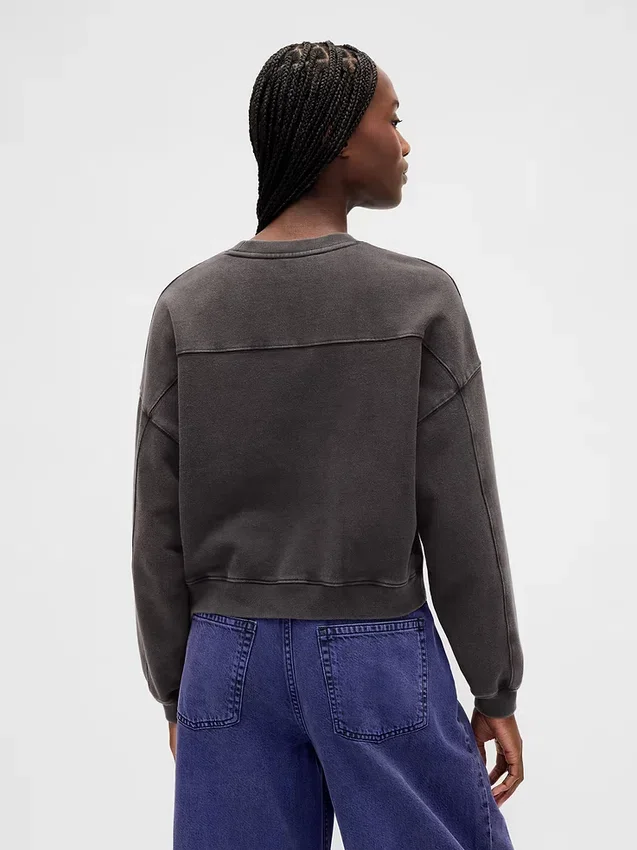 GAP × Disney "L'incubo prima di Natale" di Tim Burton - Felpa pesante con teschi