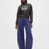 GAP × Disney "L'incubo prima di Natale" di Tim Burton - Felpa pesante con teschi