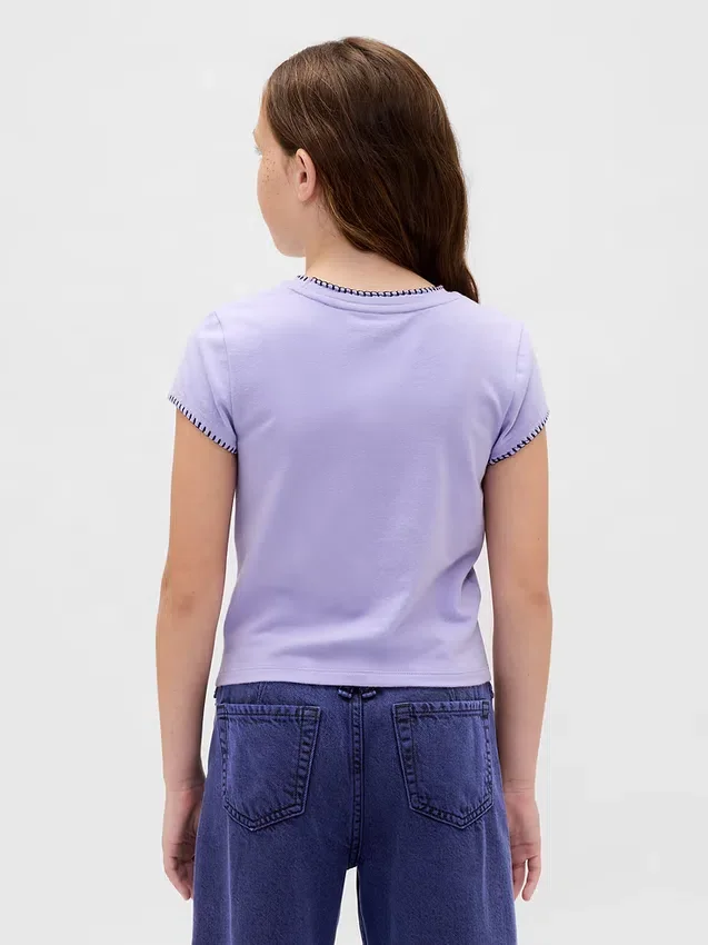 GAP × Disney "L'incubo prima di Natale" di Tim Burton - T-shirt grafica per bambini con vestibilità ridotta