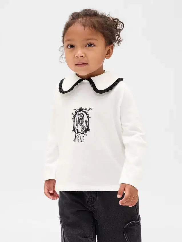 GAP × Disney "L'incubo prima di Natale" di Tim Burton - Top in stile marinaretto per Neonato & Bebè