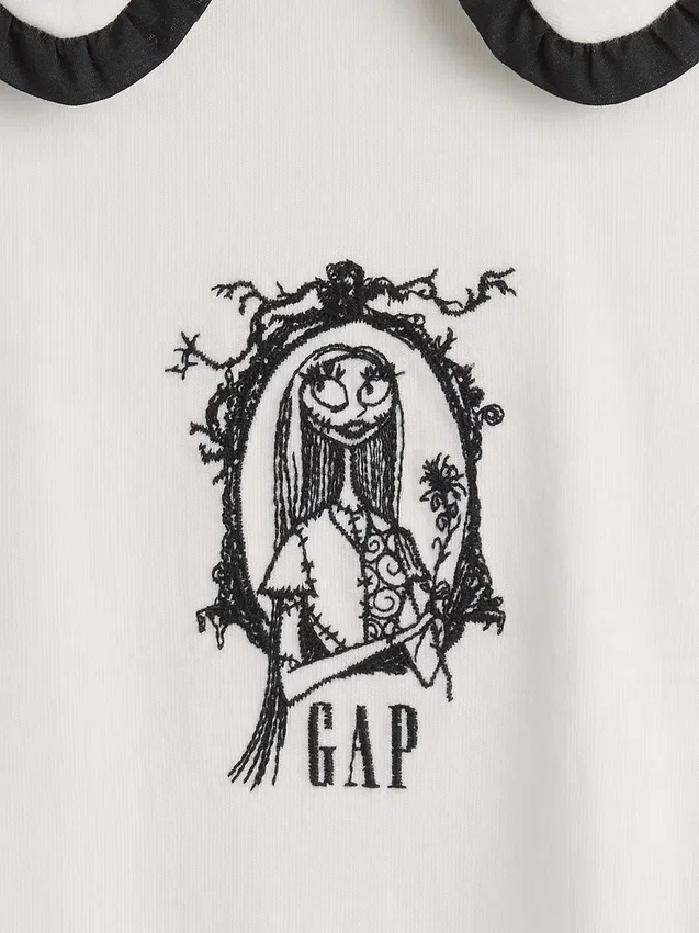 GAP × Disney "L'incubo prima di Natale" di Tim Burton - Top in stile marinaretto per Neonato & Bebè
