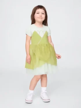 Gap × Disney Neonato & Bebè: Abito in tulle con motivi della Principessa Tiana