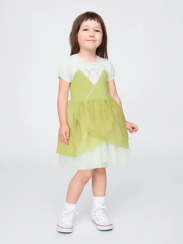 Gap × Disney Neonato & Bebè: Abito in tulle con motivi della Principessa Tiana