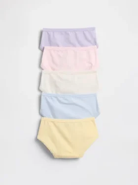 GAP × Disney Slip in cotone biologico elasticizzato per bambini piccoli (confezione da 5)