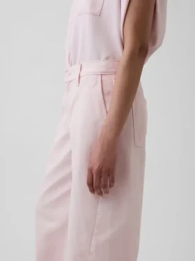 GAP × Hfr Low Rise Pink Baggy Barrel Jeans by Nicole Benefield Portfolio