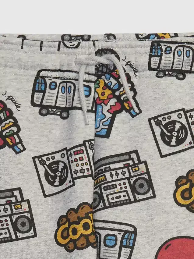 GAP × Rock the Bells Pantaloni da jogging con stampa per bambini piccoli