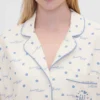 Gap × Summer Fridays Camicia da pigiama in flanella dal taglio ampio a pois