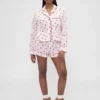 GAP × Summer Fridays Camicia da pigiama in popeline dal taglio morbido