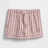 Gap × Summer Fridays Pantaloncini da pigiama in flanella a righe