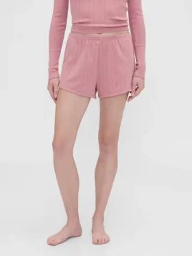 Gap × Summer Fridays: pantaloncini da pigiama in maglia pointelle