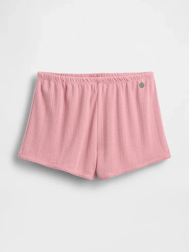 Gap × Summer Fridays: pantaloncini da pigiama in maglia pointelle
