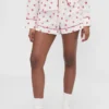 Gap × Summer Fridays Pantaloncini da pigiama in popeline con stampa "Kiss"
