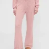 GAP × Summer Fridays Pantaloni a zampa in maglia a nido d’ape CashSoft