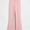 GAP × Summer Fridays Pantaloni a zampa in maglia a nido d’ape CashSoft
