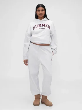 GAP × Summer Fridays Pantaloni da jogging in pile pesante con logo, vestibilità comoda