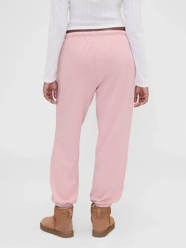 GAP × Summer Fridays Pantaloni da jogging in pile pesante con logo, vestibilità comoda