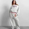 GAP × Summer Fridays Pantaloni da jogging in pile pesante con logo, vestibilità comoda