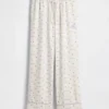 Gap × Summer Fridays Pantaloni da pigiama in flanella a pois dal taglio comodo
